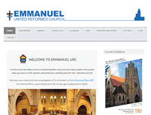 Tablet Screenshot of emmanuel-urc.org.uk